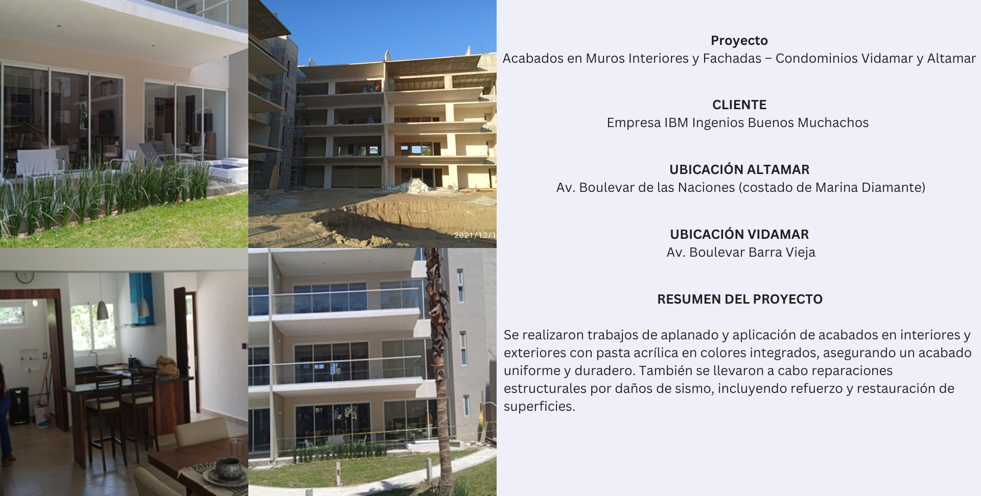 Acabados en construcción